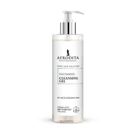 Afrodita PURE SKIN SOLUTION Tisztító gél niacinamiddal zsíros, vegyes bőrtípusra